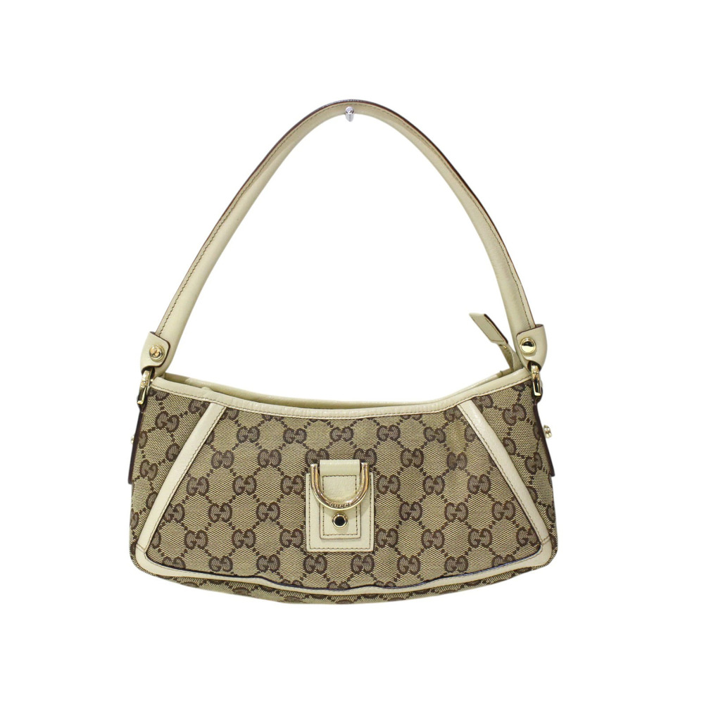 GUCCI Abbey Hobo Bag Brown GG Canvas Handbag